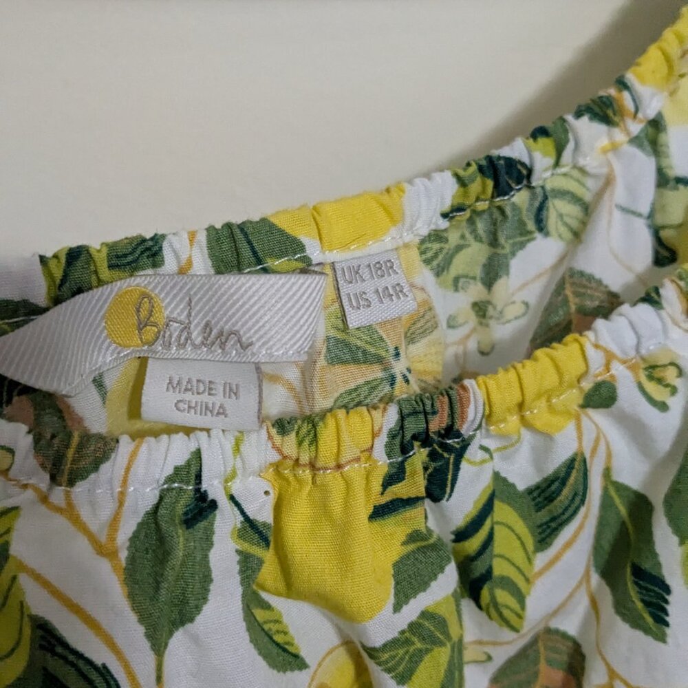 Boden cotton maxi dress, size 14 - Picture 3 of 6